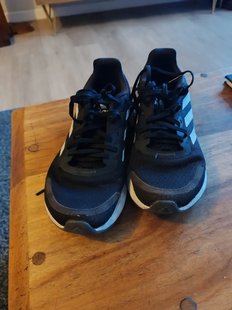 Zapatillas deportivas negras Adidas unisex - 4