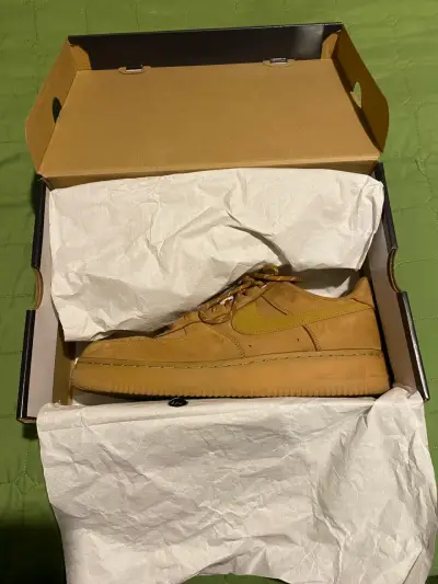 Zapatillas deportivas Nike Air Force 1 color beige - miniatura 1