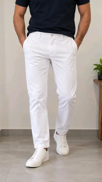 Pantalones blancos Tommy Hilfiger para hombre - miniatura 1