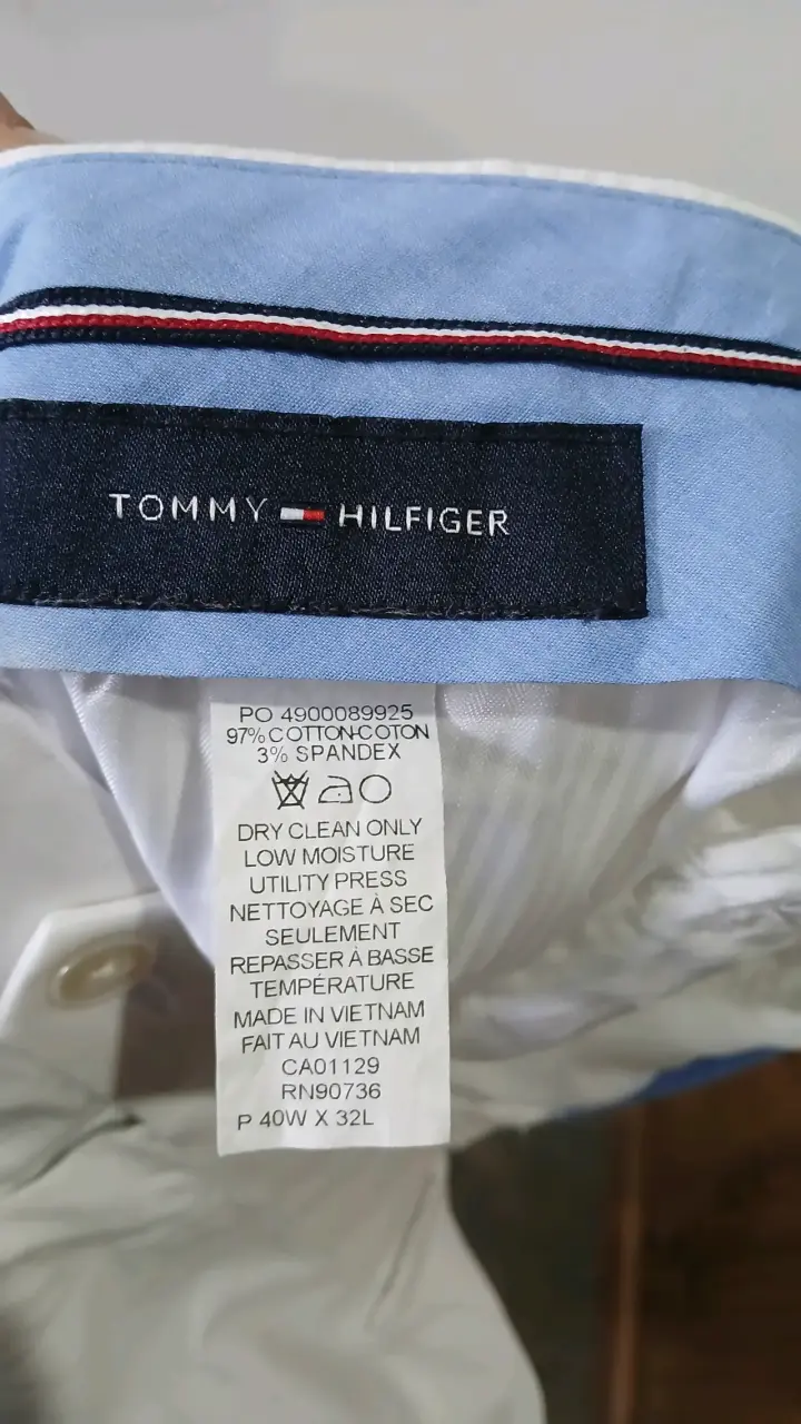 Pantalones blancos Tommy Hilfiger para hombre - 3