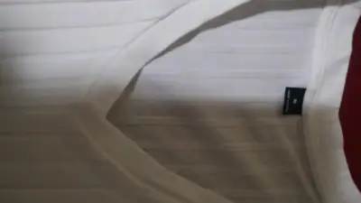 Body blanco de mujer con diseño acanalado M - miniatura 3