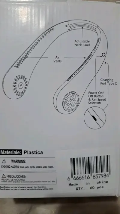 Ventilador de Cuello - miniatura 3