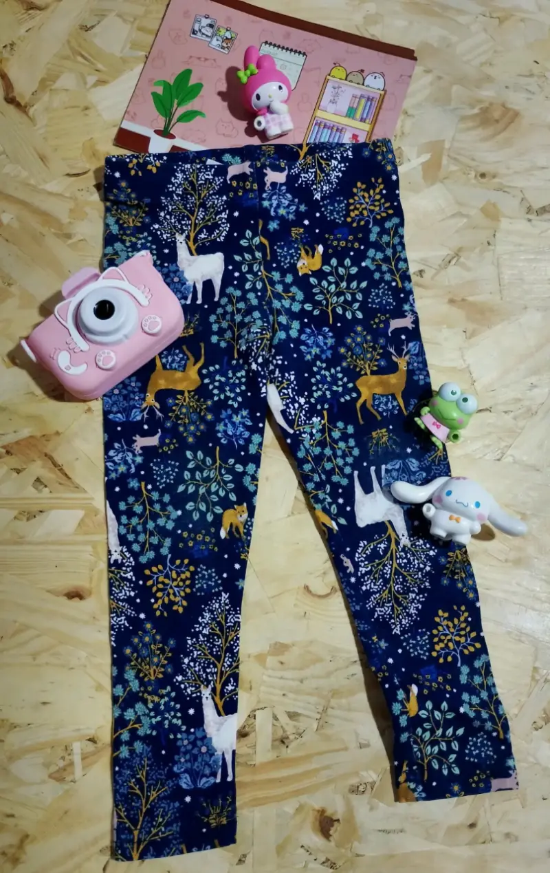 Leggings infantiles estampados de animales