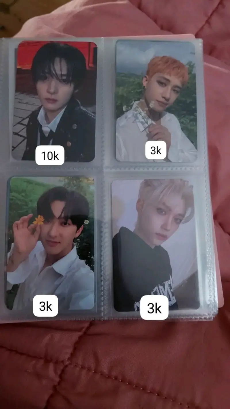 Set de Photocards de stray kids y ateez