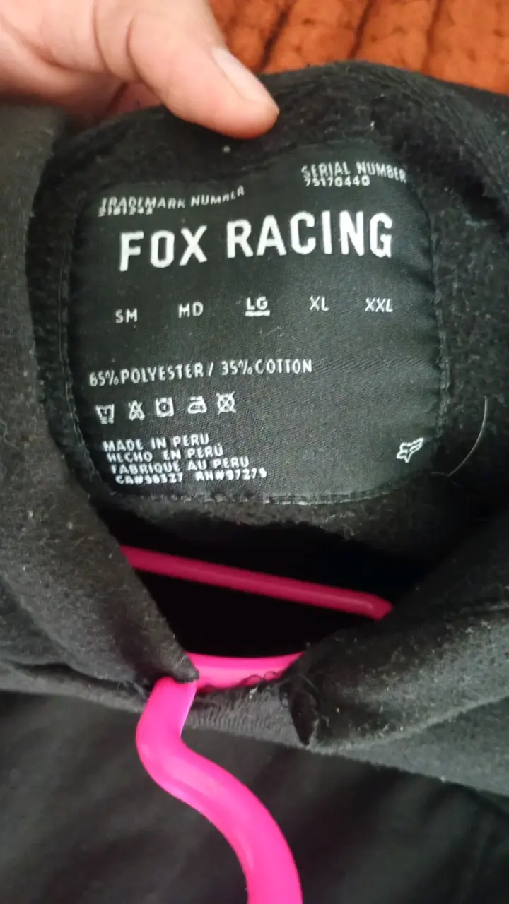 Polerón negro Fox Racing con capucha - 2