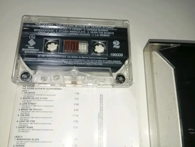 Cassette Banda Sonora The Doors - 3