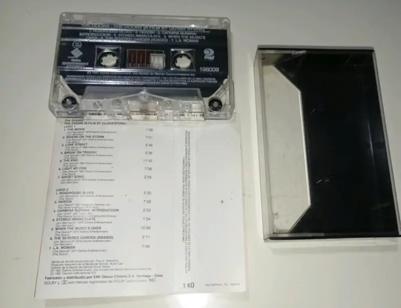Cassette Banda Sonora The Doors - 5