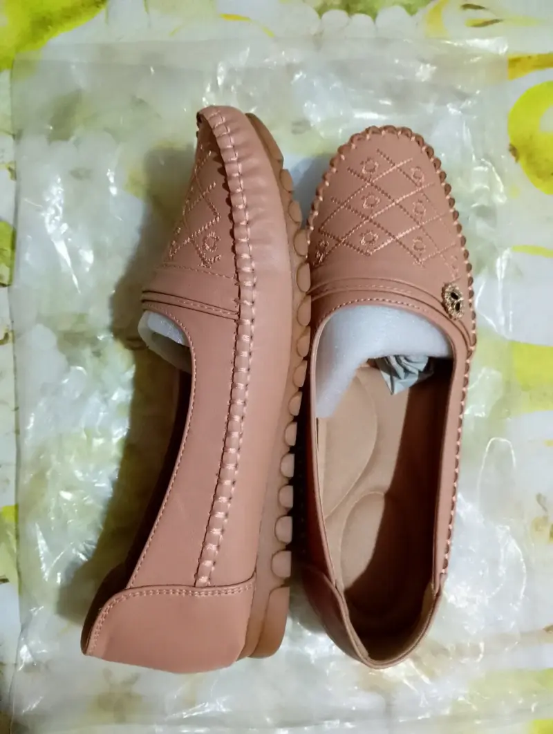 Zapatos planos de mujer en dos tonos - 3