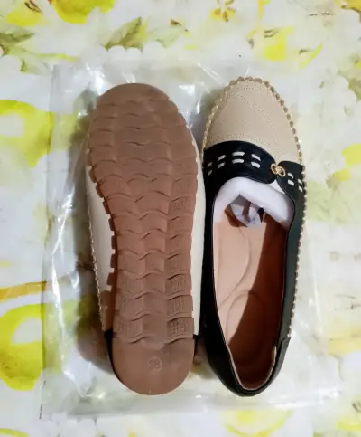 Zapatos planos de mujer en dos tonos - miniatura 5
