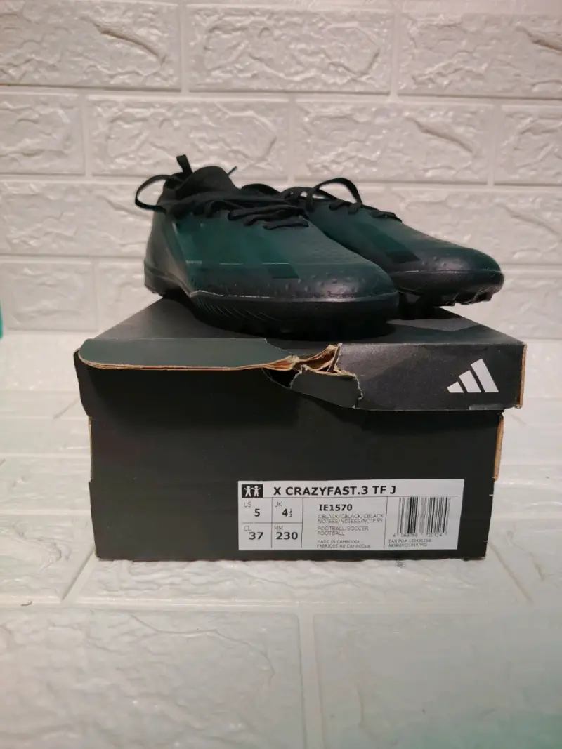Zapatillas de fútbol Adidas X Crazyfast.3 TF J neg - 1