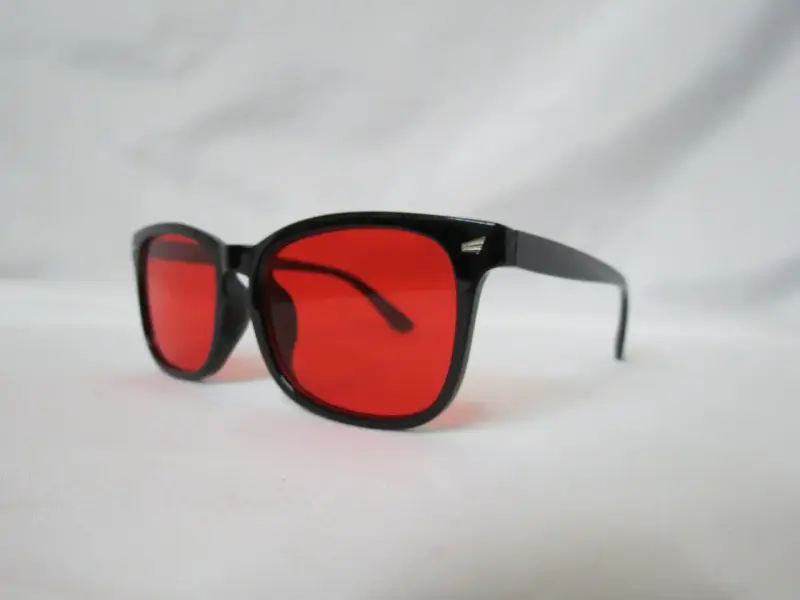 Lentes Rojos Para Dormir Bloqueo Luz Azul Y Verde - 1