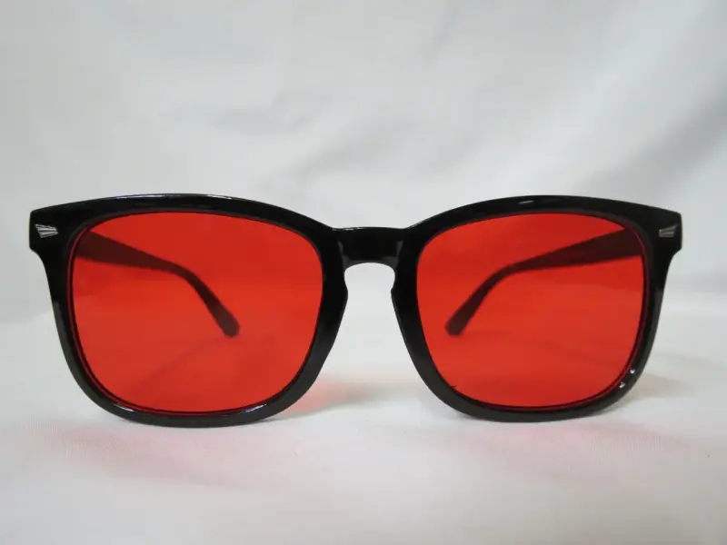 Lentes Rojos Para Dormir Bloqueo Luz Azul Y Verde - 2