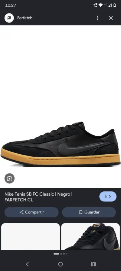 Zapatillas Nike SB FC Classic Negras - miniatura 1