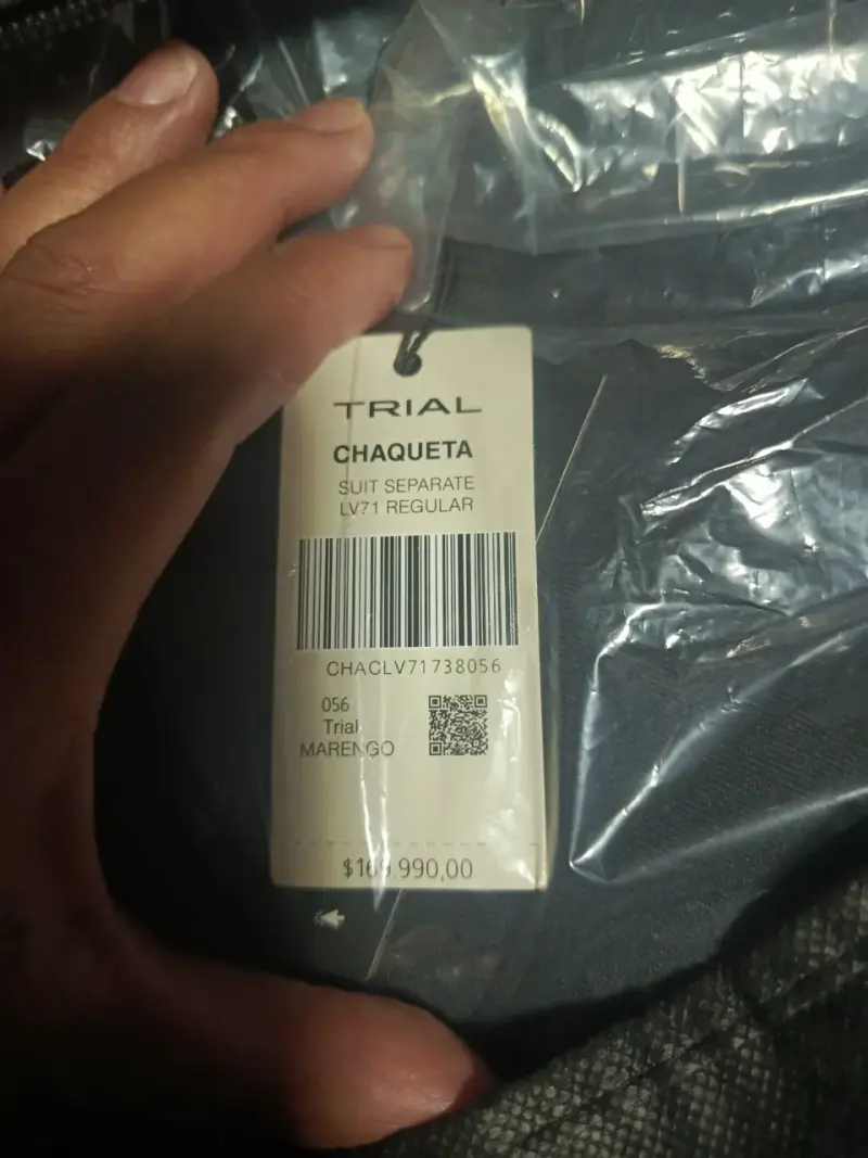 Chaqueta de traje Trial Marengo talla 56 - 3