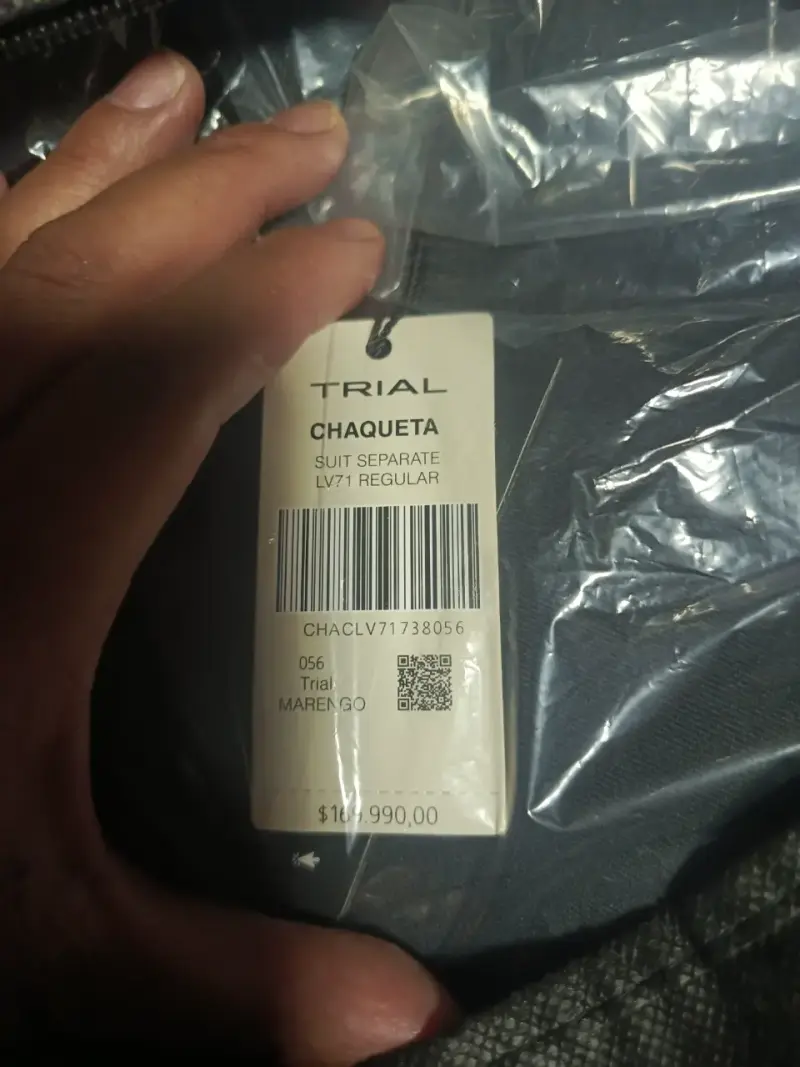 Chaqueta de traje Trial Marengo talla 56 - 4