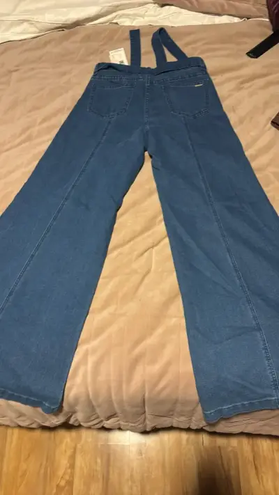 Pantalones de mezclilla tiro alto talla 42 - miniatura 2