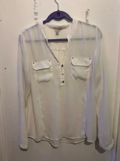 Blusa blanca de mujer Guess - miniatura 2