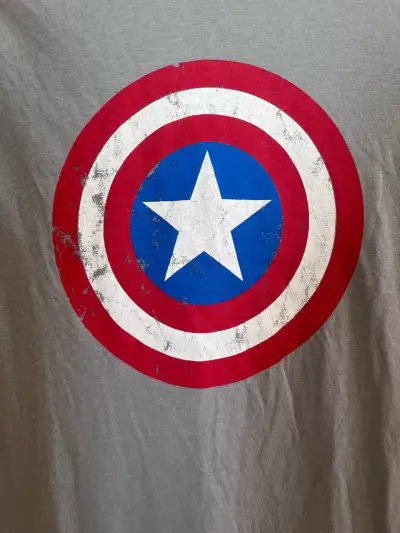 Polera Capitán América Marvel original talla M - miniatura 3