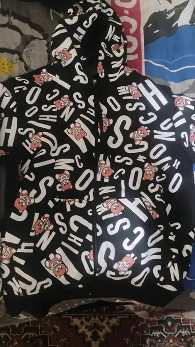 Polerón con capucha estampado de osos(moschino) - miniatura 1