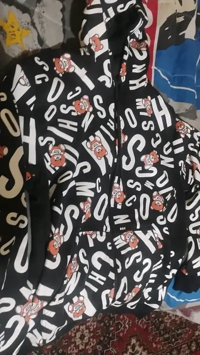 Polerón con capucha estampado de osos(moschino) - miniatura 2