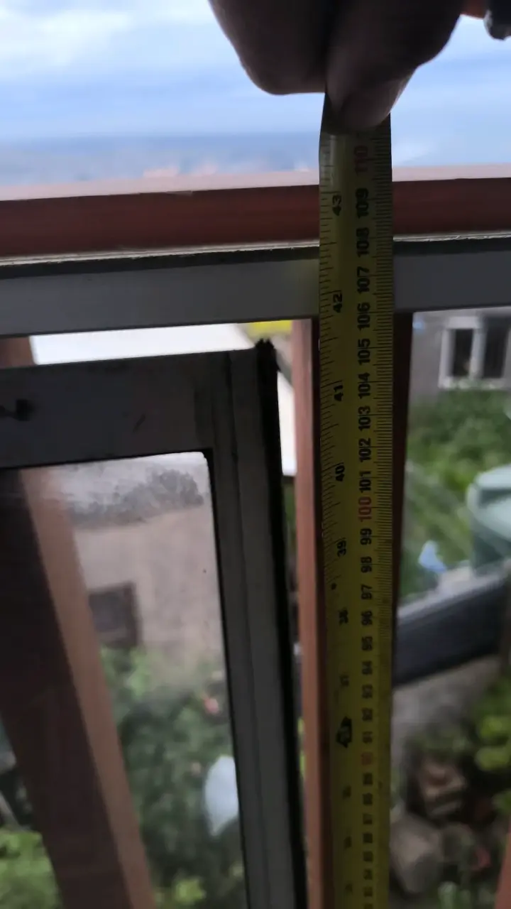Ventana corredera de aluminio usada - 2