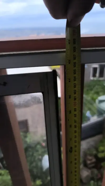 Ventana corredera de aluminio usada - miniatura 2