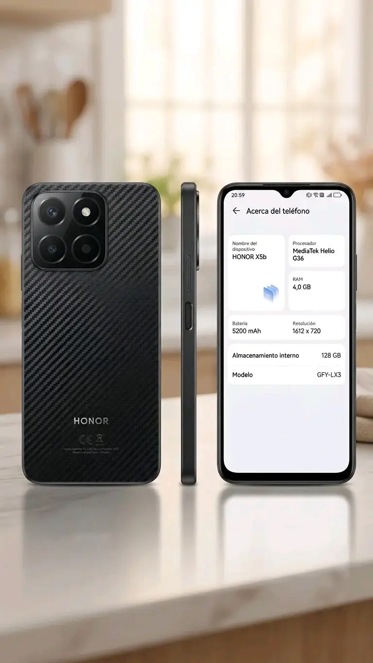 Celular Honor X5b con 128GB y 4GB RAM - 3