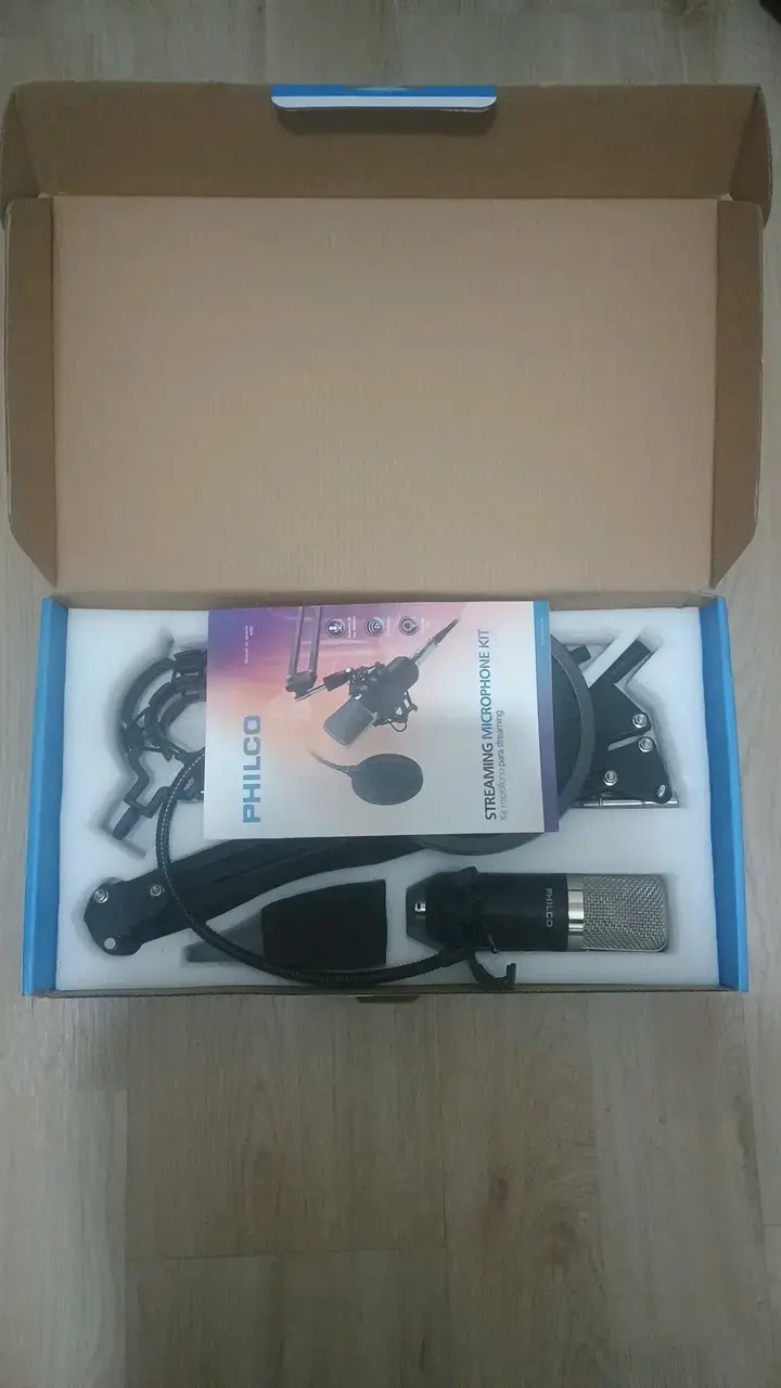 Kit de Micrófono Condensador para Streaming Philco - 2