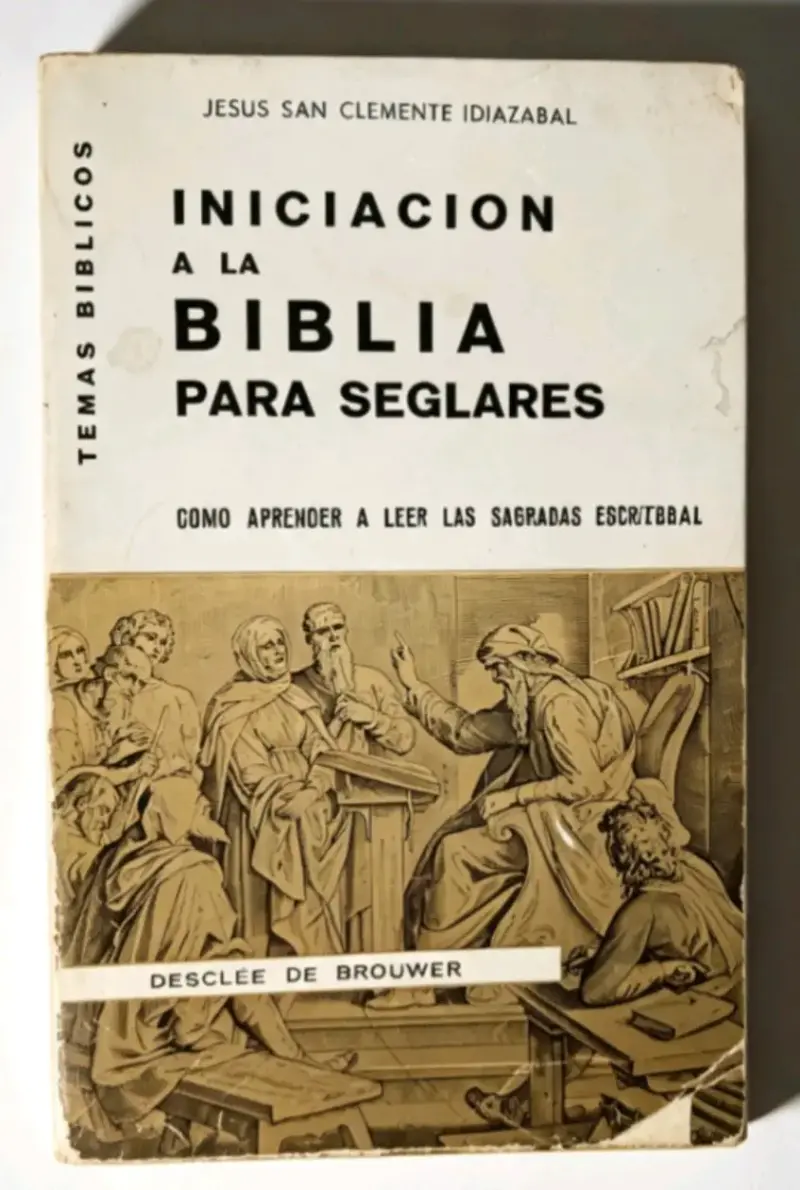 Libro Iniciación a la Biblia para Seglares