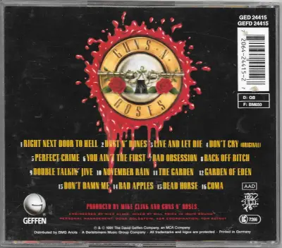Guns N' Roses – Use Your Illusion I (CD) - miniatura 2