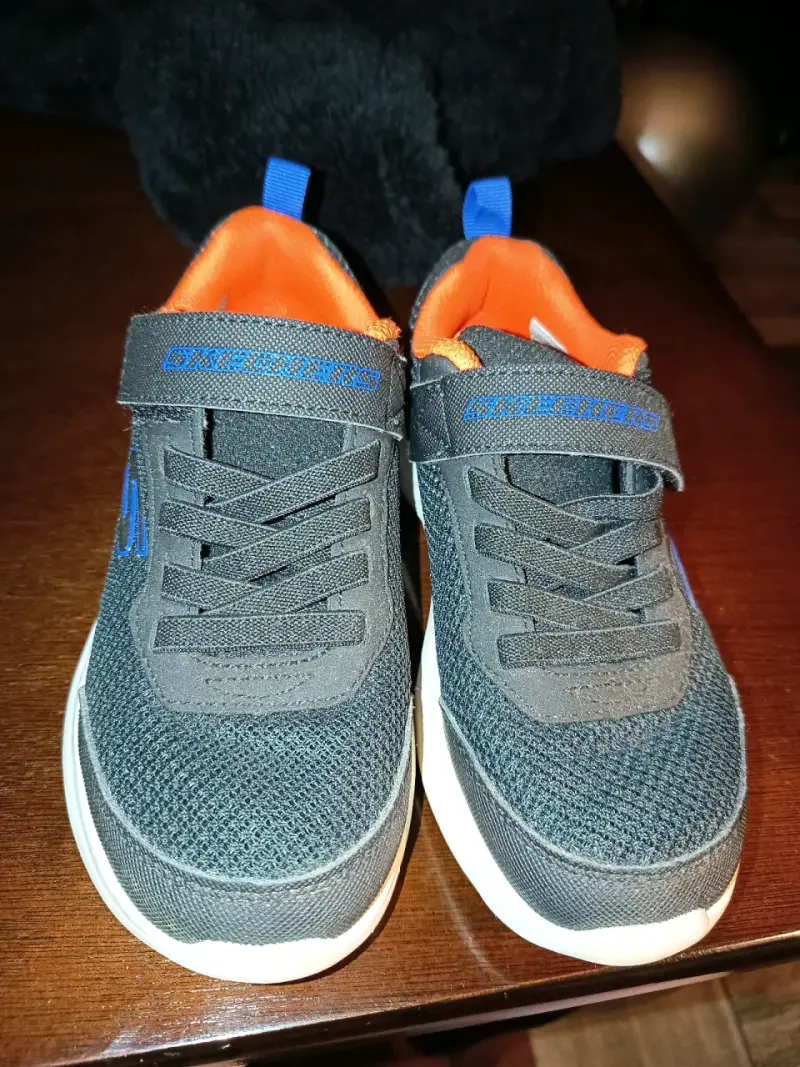 Zapatillas deportivas negras para niños Skechers - 1