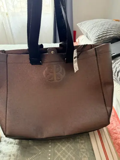 Bolso tote dorado Cecilia Bolocco elegante - miniatura 1