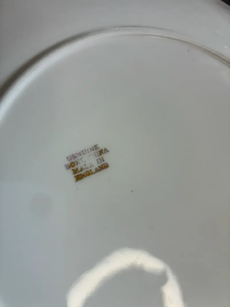 Plato de porcelana con diseño de faisán - 4