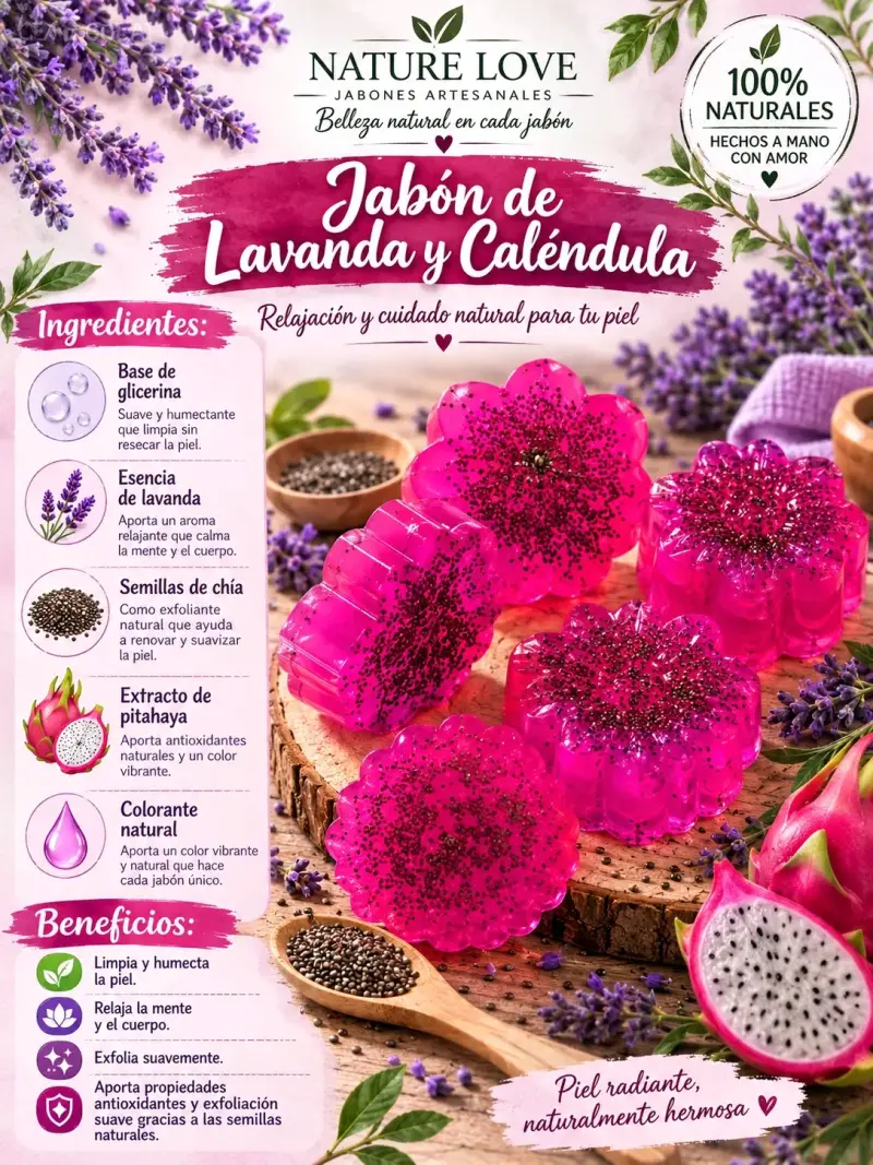 🌿 Jabones Artesanales Nature Love 🧼 | Hechos a Man - 2