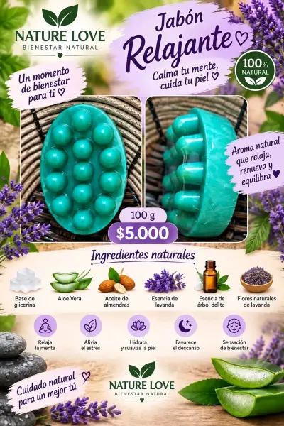 🌿 Jabones Artesanales Nature Love 🧼 | Hechos a Man - miniatura 4