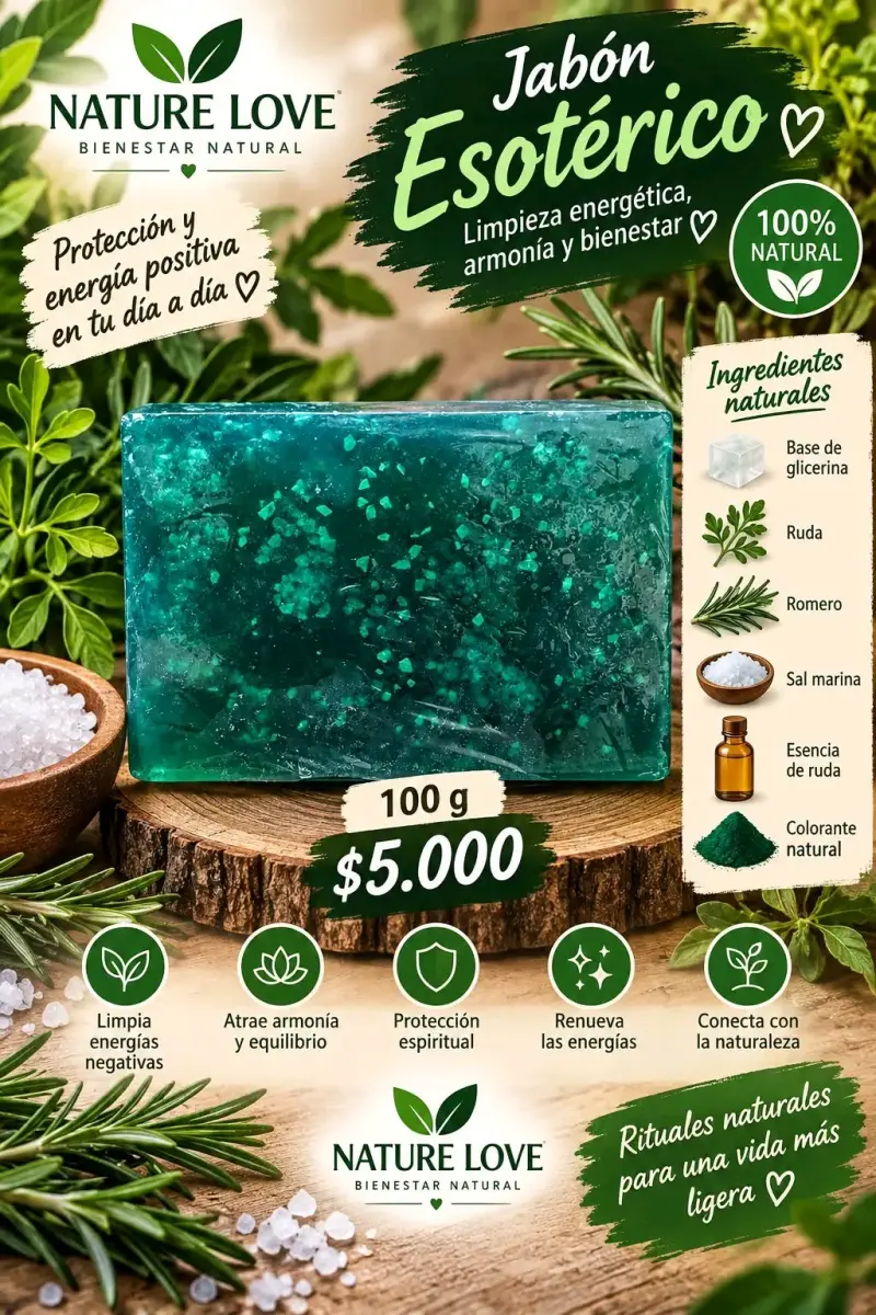 🌿 Jabones Artesanales Nature Love 🧼 | Hechos a Man - 5