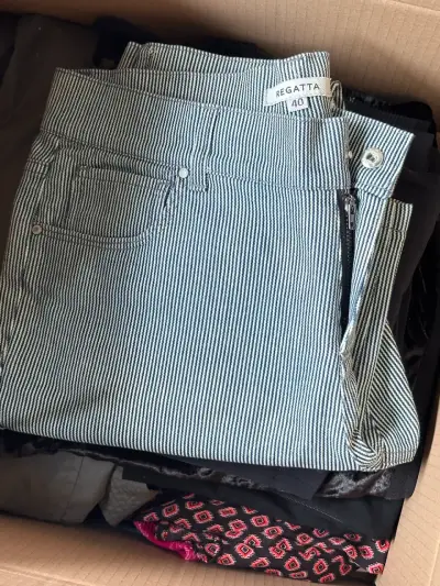 Jeans mujer a rayas - miniatura 2