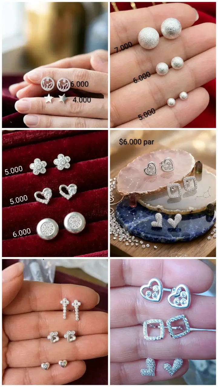 Pulseras y aritos de plata 925 - 1