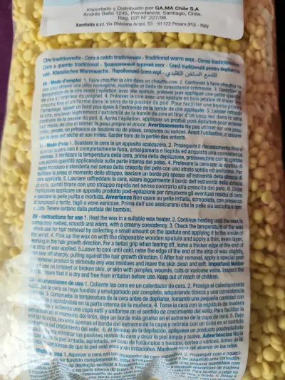 Cera Depilatoria Tradicional Xanitalia 1000g - miniatura 2