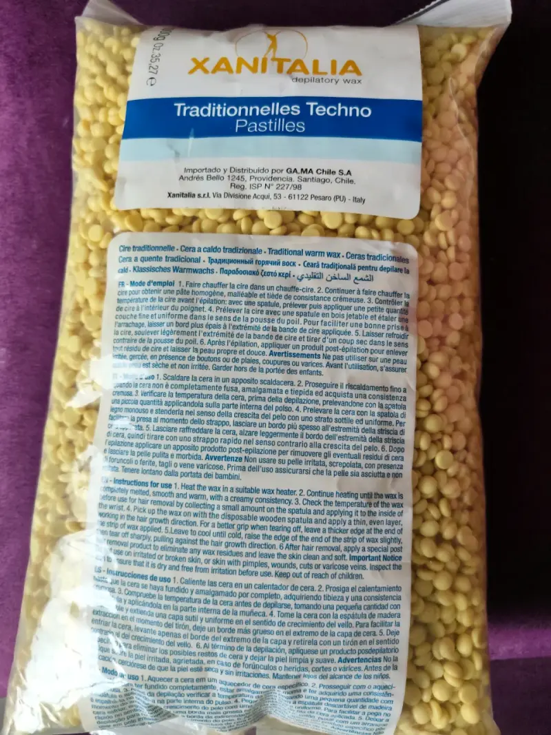 Cera Depilatoria Tradicional Xanitalia 1000g - 4