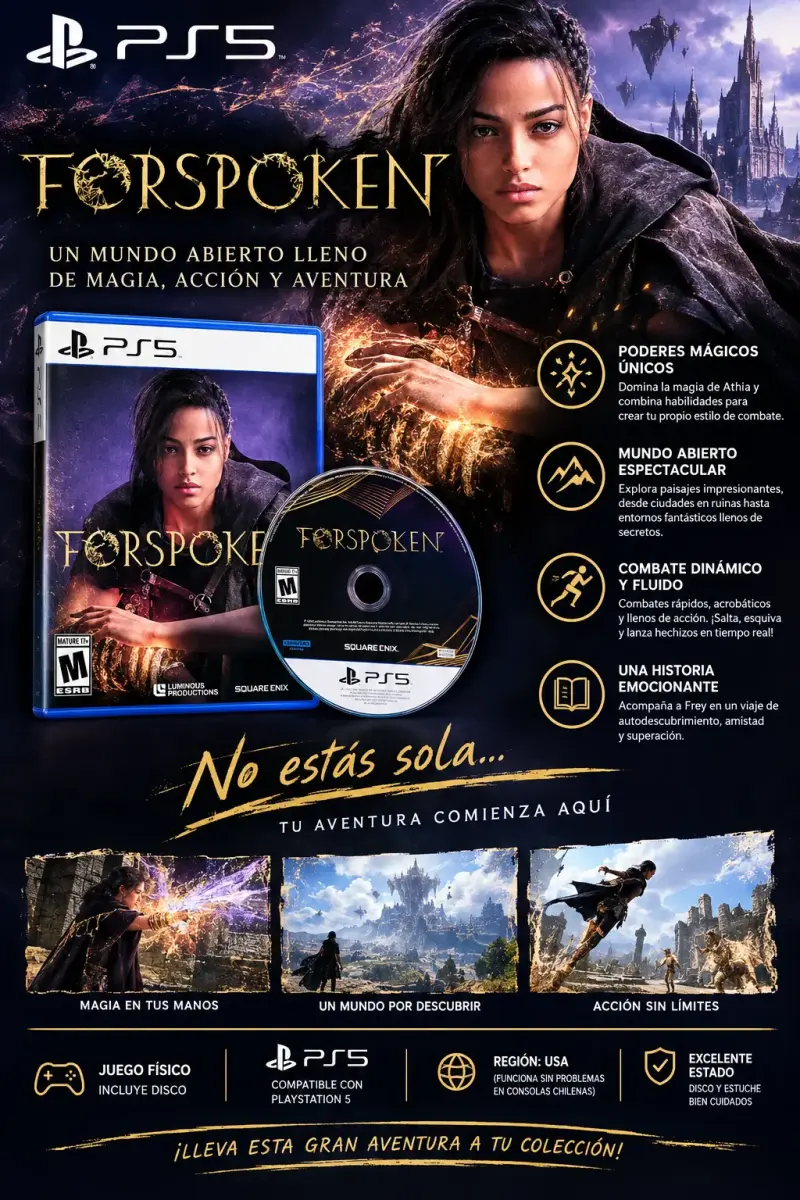 Juego PS5 Forspoken Square Enix - 1