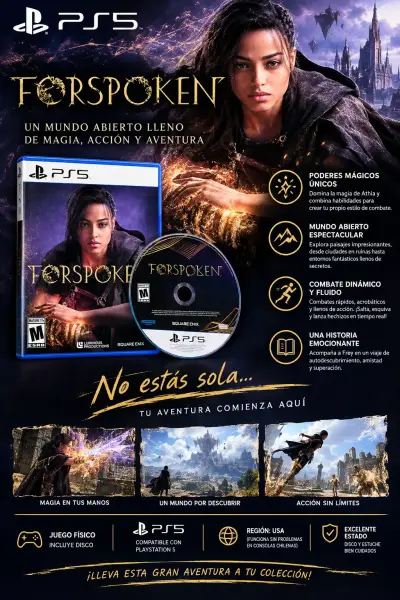 Juego PS5 Forspoken Square Enix - miniatura 1