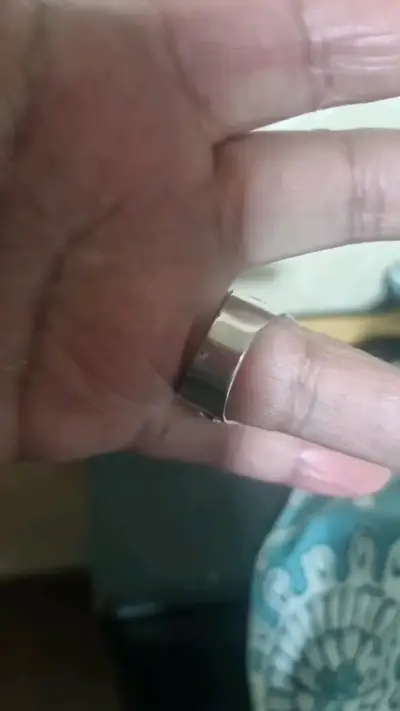 Anillo de plata con piedra negra - miniatura 4
