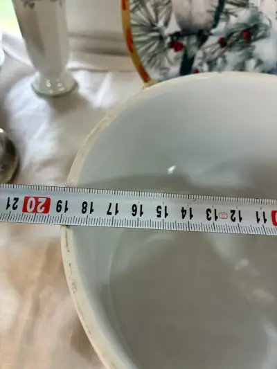 Bol de porcelana con diseño de frutas - miniatura 5