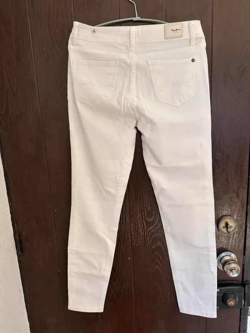 Jeans blancos skinny - 2