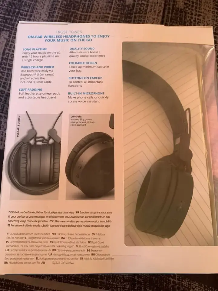 Auriculares inalámbricos Trust Tones con micrófono - 1