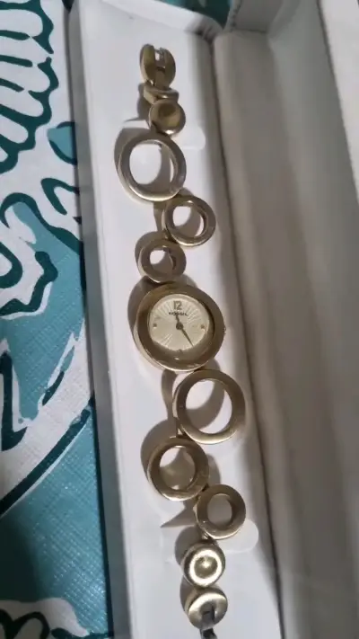 Reloj de Pulsera Dorado Fossil para Mujer - miniatura 1