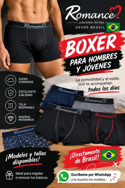Boxer para hombres Romance de Brasil - miniatura 1