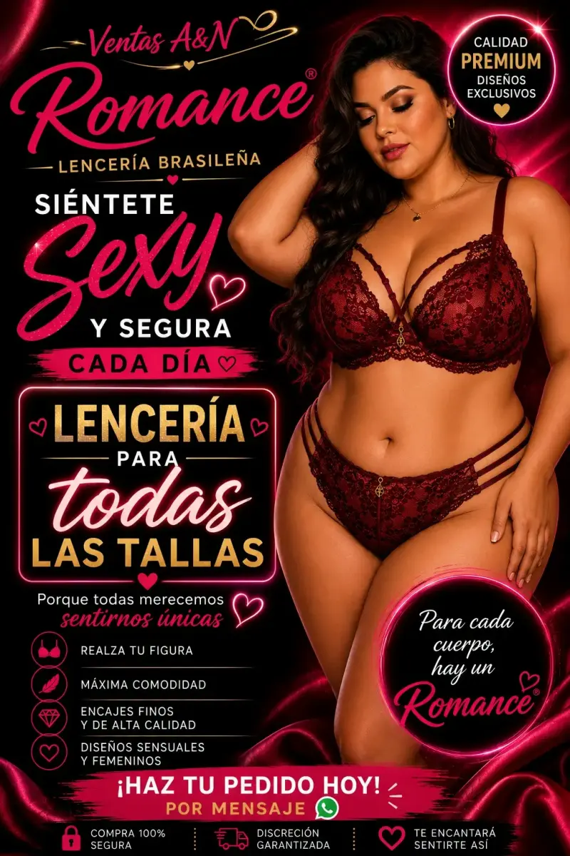 Conjunto de lencería brasileña en encaje rojo - 1