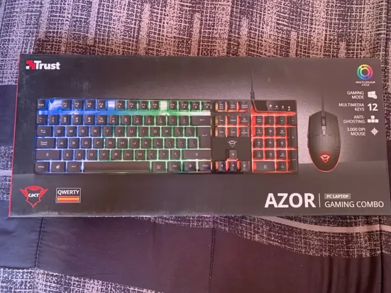 Combo Gamer Teclado + Mouse GXT 838 Azor